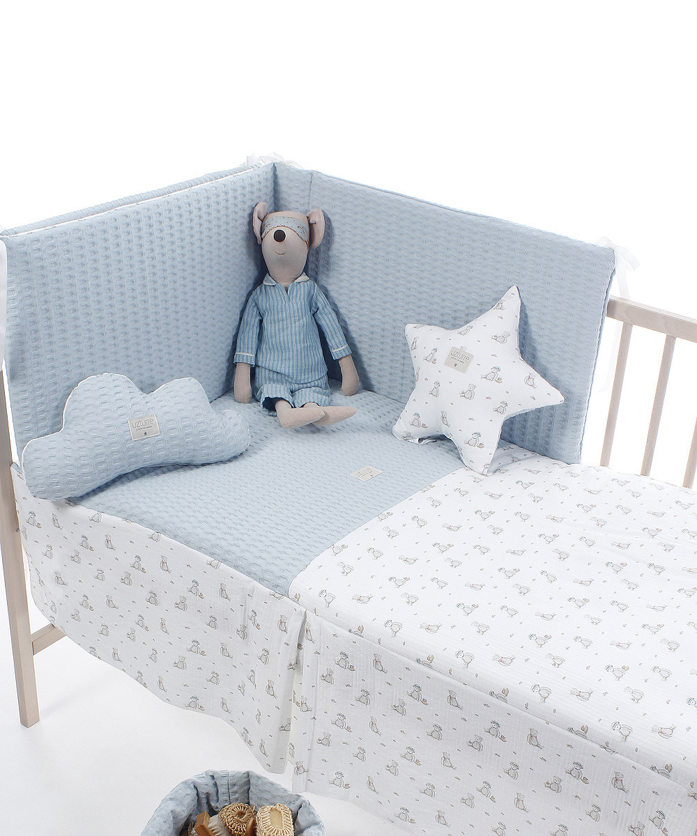 COLCHA Y PROTECTOR TEDDY