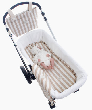 BAJERA CAPAZO INTERIOR+MUSELINA RAYA