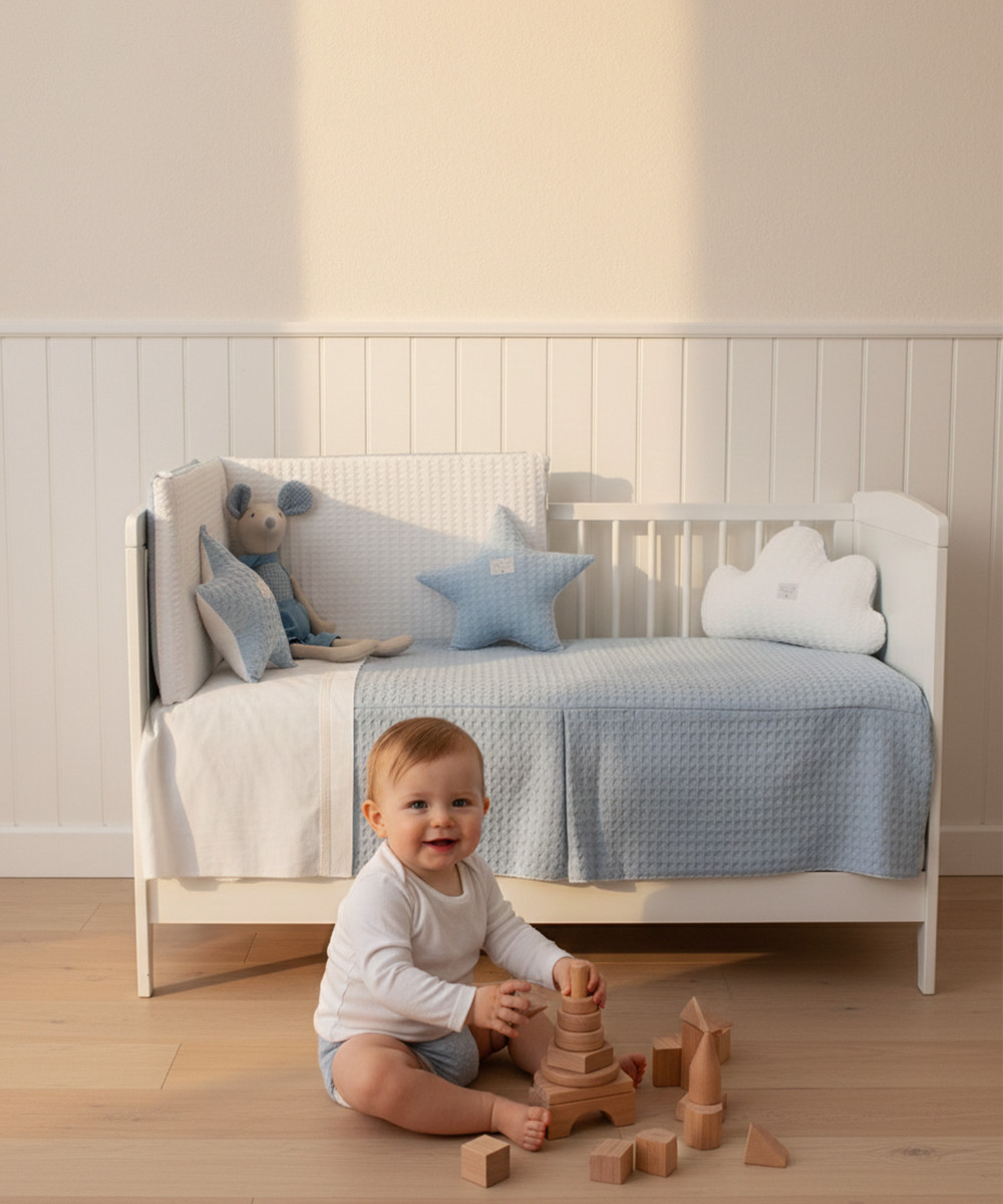 COLCHA Y PROTECTOR MENCIA