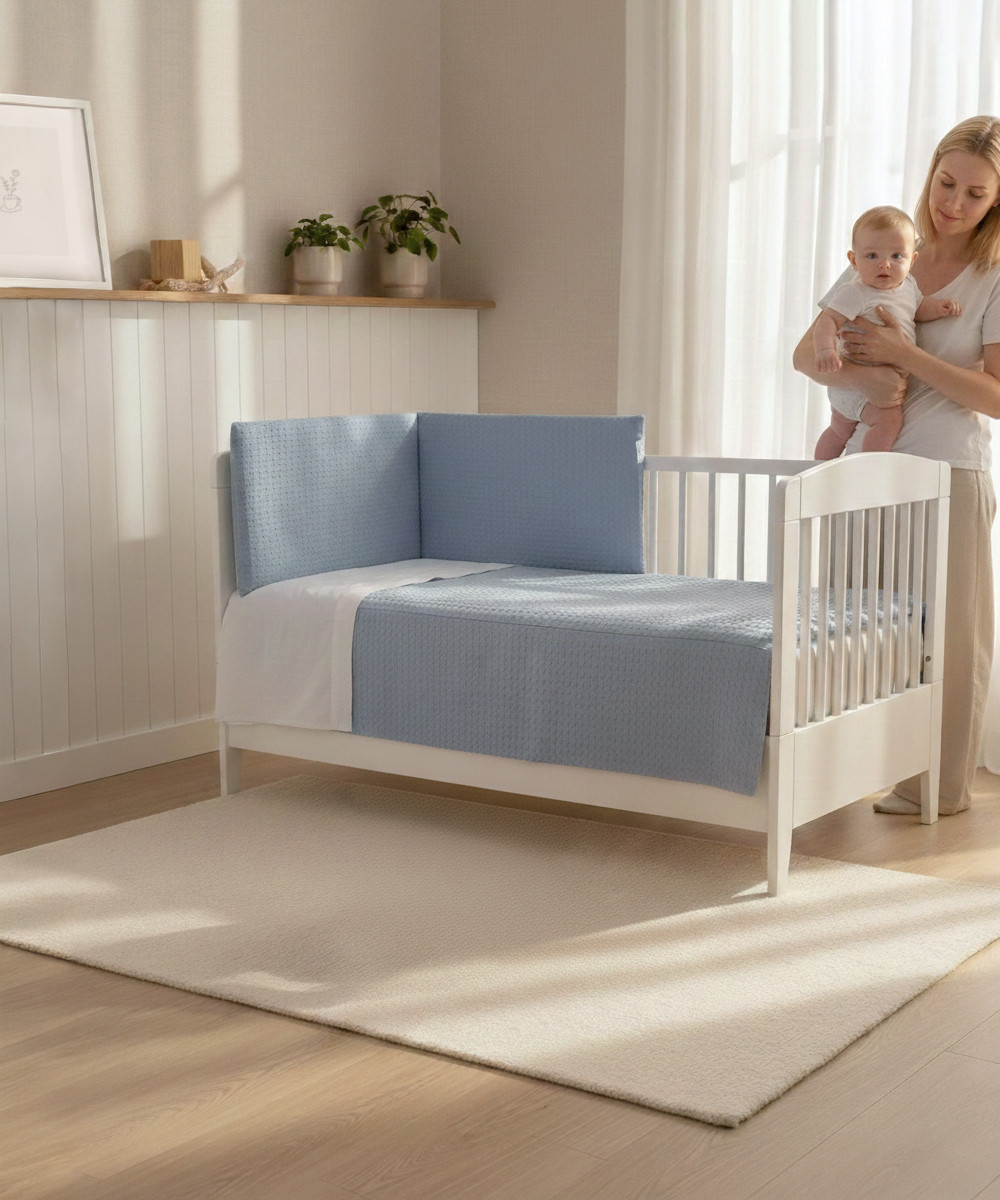 COLCHA Y PROTECTOR MENCIA