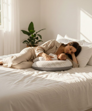 ALMOHADA DE LACTANCIA FLORA