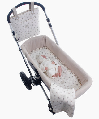 BAJERA CAPAZO INTERIOR+MUSELINA GRACIELA