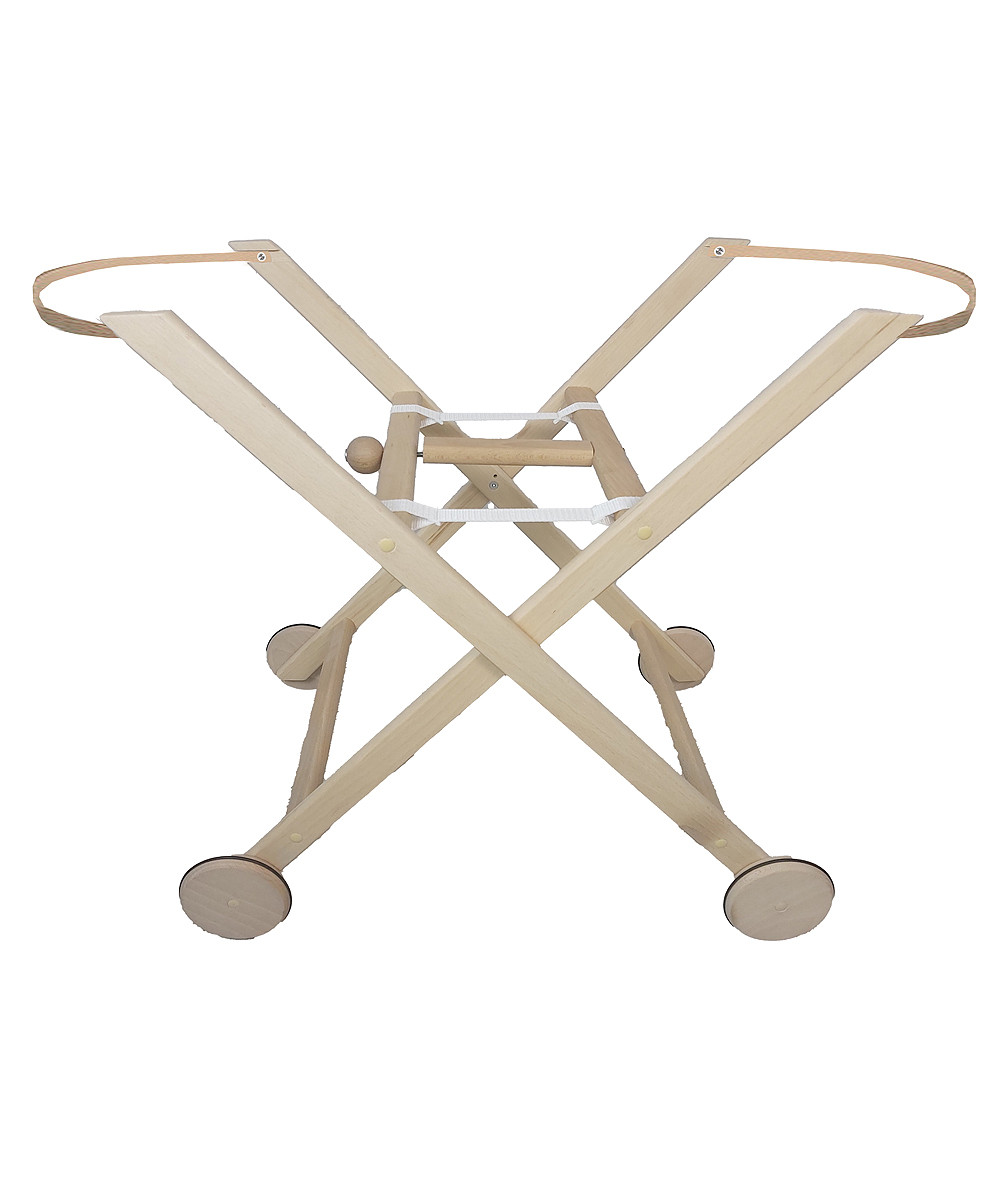 SOPORTE DE CAPAZO TIJERA COLOR HAYA NATURAL