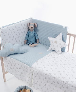 COLCHA Y PROTECTOR TEDDY