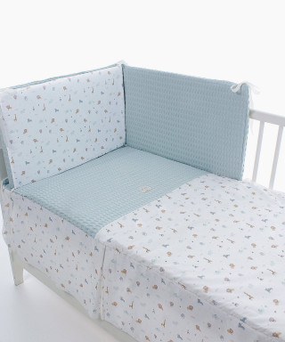 COLCHA Y PROTECTOR SAFARI