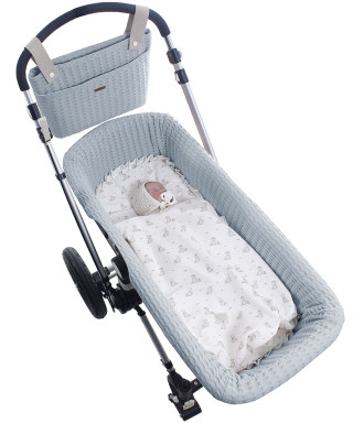 BAJERA CAPAZO INTERIOR+MUSELINA TEDDY