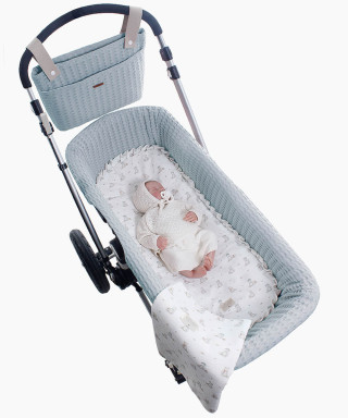 BAJERA CAPAZO INTERIOR+MUSELINA TEDDY