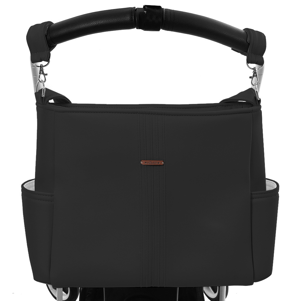 Buy Storksak Storksak Stroller Organiser Luxe Scuba Black from the